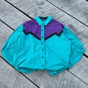 Vintage Western Button Down Shirt